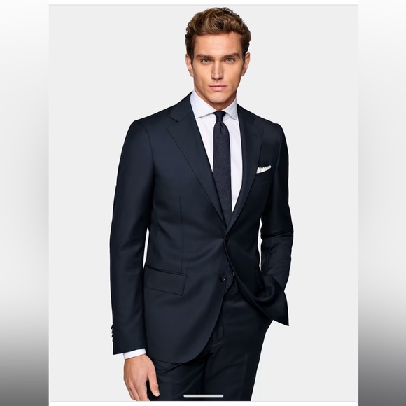 Mens Navy Lazio suit - Picture 6 of 8